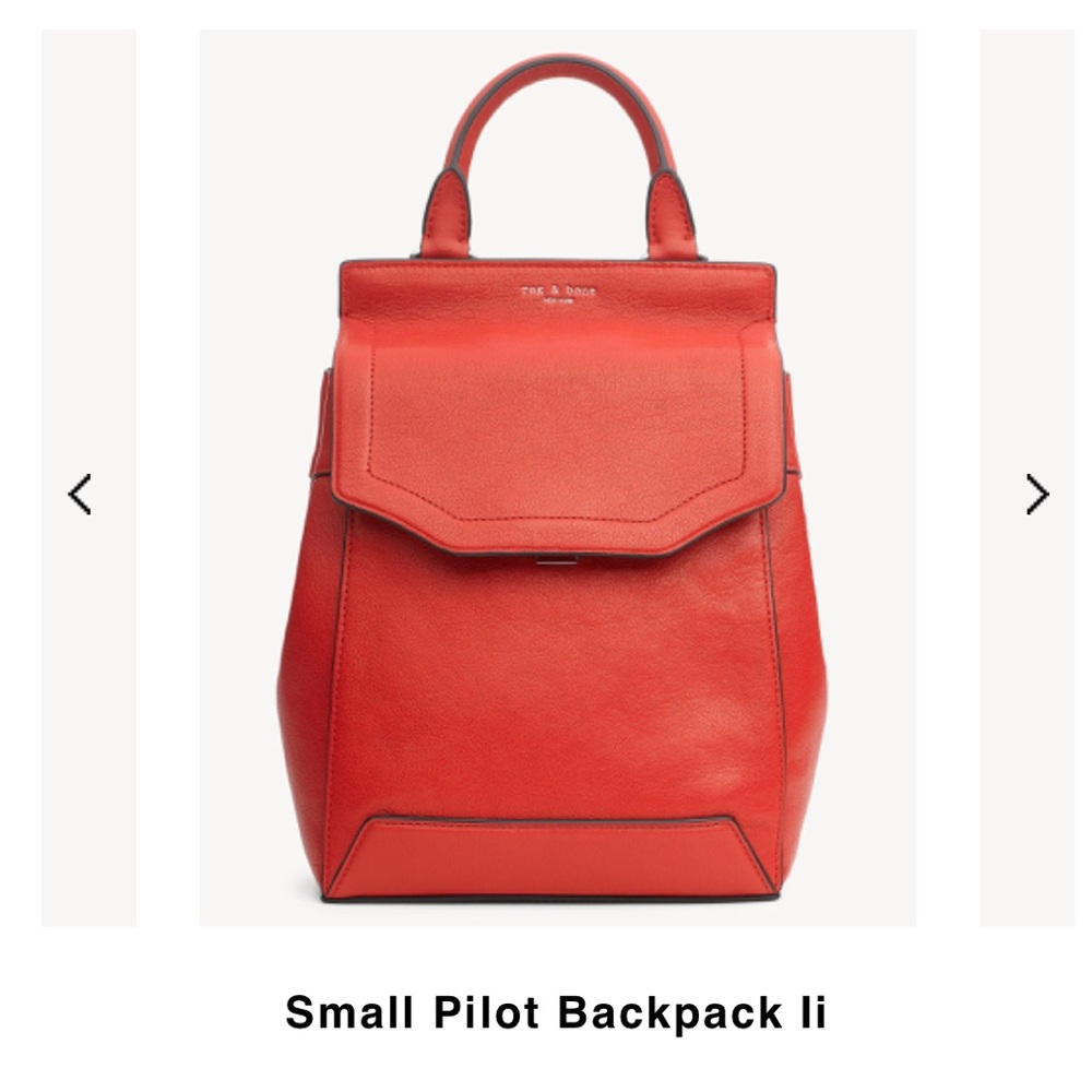 Rag & Bone Small pilot backpack II. Red. New